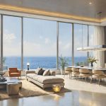 Contemporary living room fitout by turnkey construction company Saudi Arabia